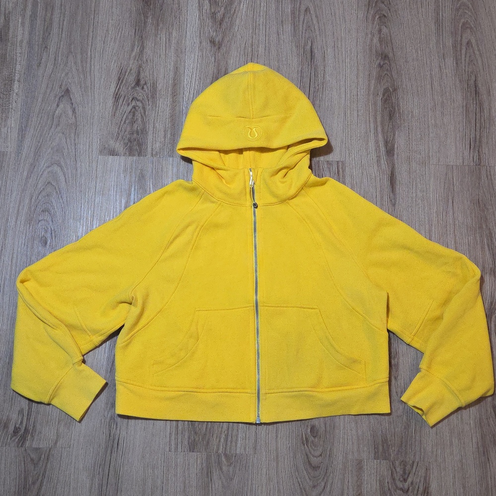 Lululemon Scuba Oversized Full-Zip Hoodie *Utility Yellow Size M/L